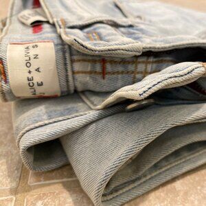ALICE + OLIVIA High-Rise Flare Jeans Size 24